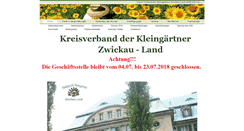 Desktop Screenshot of kreisverbandzwickauland.de